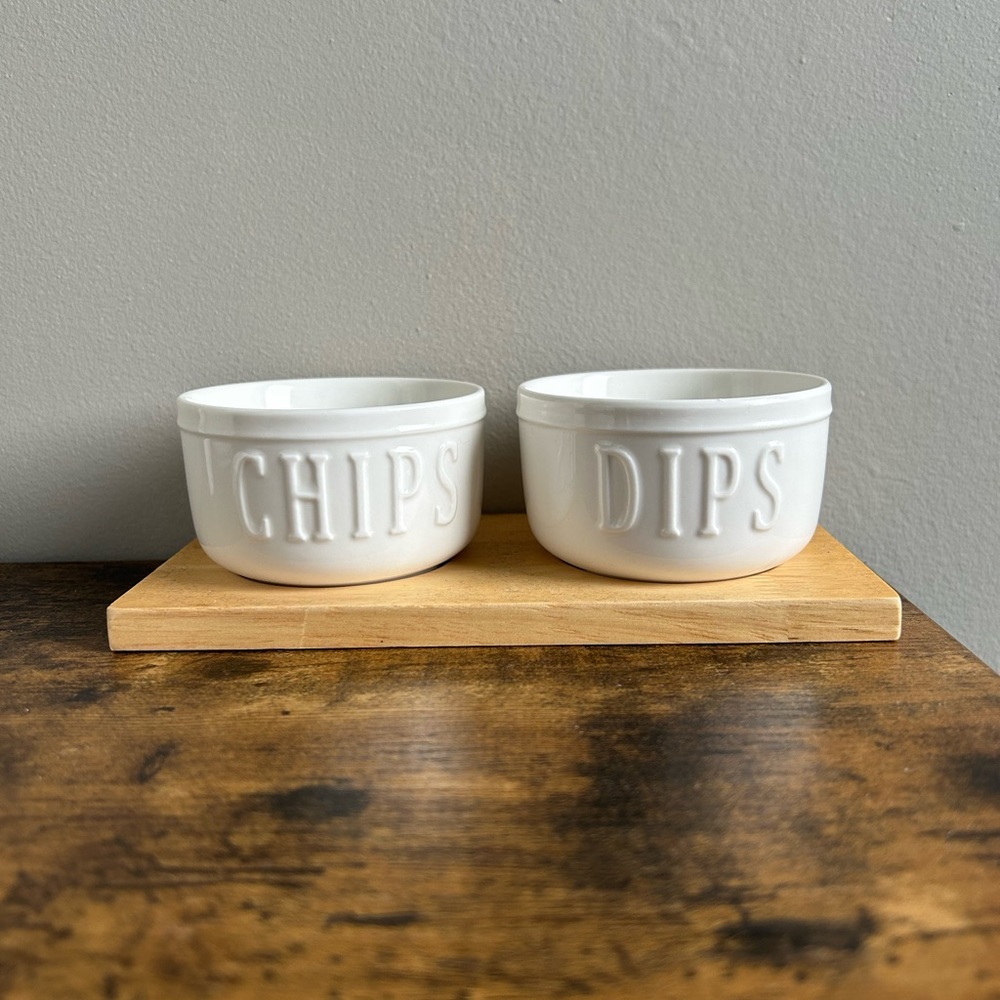 SOLD Chip & Dip Holders